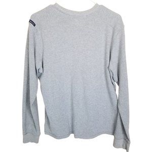 Abercrombie & FItch Mens L Gray Long Sleeves Crew